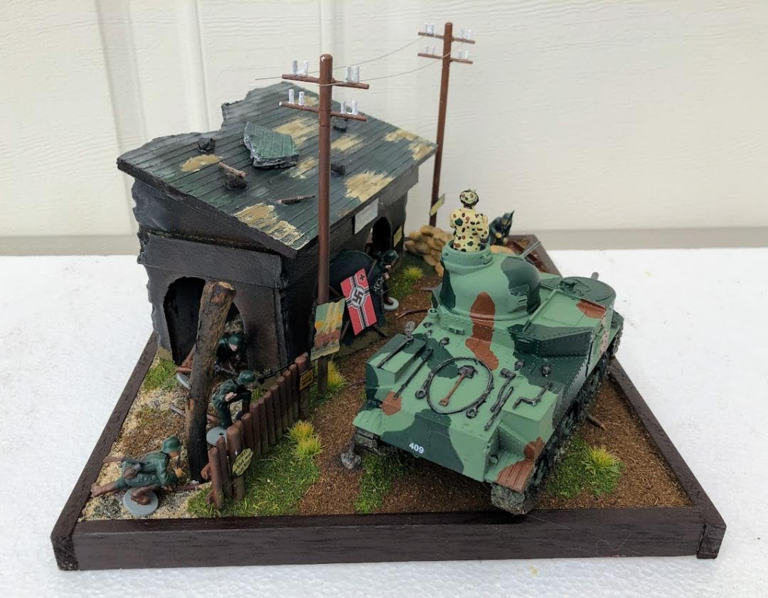 戦場ディオラマ模型完成品1/35『誰も来ない演奏会』 戦場ディオラマ模型完成品1/35『誰も来ない演奏会』